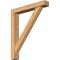 Ekena Millwork Traditional Block Smooth Bracket w/ Offset Brace, Western Red Cedar, 5 1/2"W x 34"D x 40"H BKT0604X34X40TRA05SWR - alternate 1